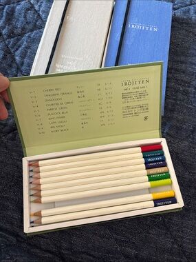 IROJITEN Tombow Colored Pencil Set - Ivory with Multicolor Tips vol 2, 5, 6